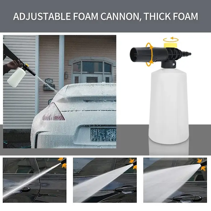 Lance à mousse de neige de 750ML pour Lavor Parkside Sterwin pompier voiture nettoyeurs haute pression générateur