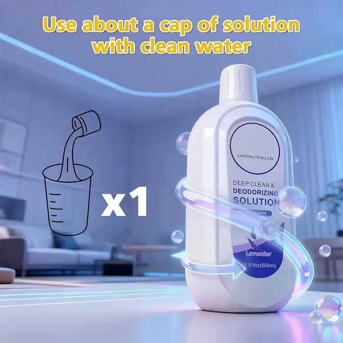 Pour Tineco FLOOR ONE S3/ S5/Pro2/Combo/S7Pro toutes séries Solution de nettoyage Robot aspirateur nettoyeur de sol parfum de lavande 500ml