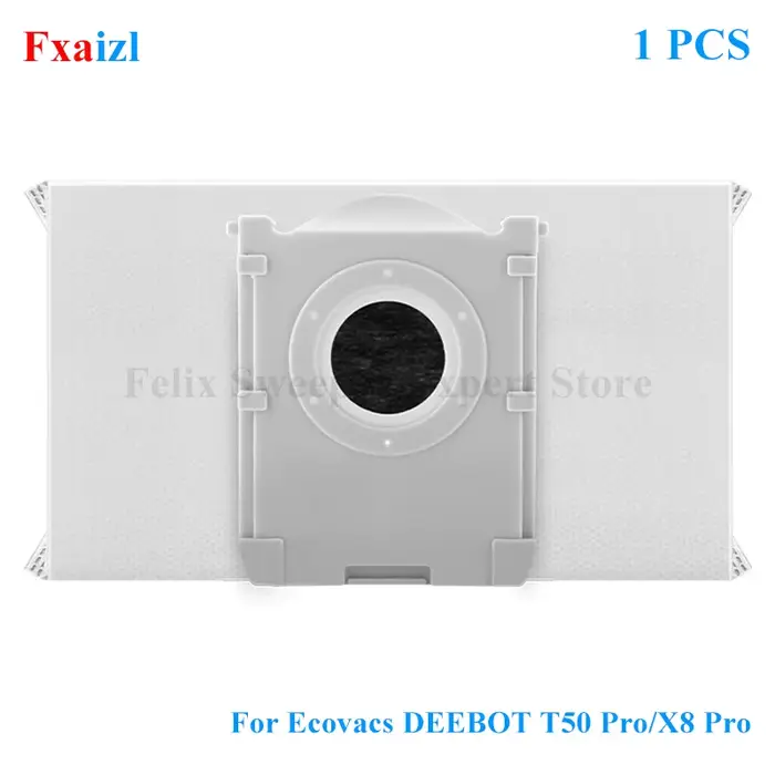 Sac à poussière pour aspirateur Ecovacs DEEBOT T50 Pro/T50 Omni/T50 Max Pro Omni/X8 Pro/X8 Pro Omni/T80/T80 PRO OMNI/Yeedi S14 Plus
