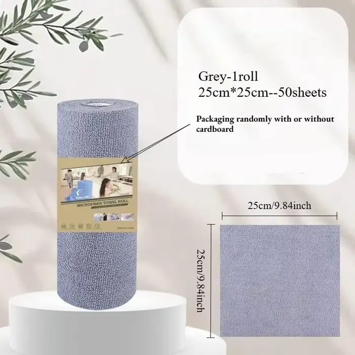 Lingettes de nettoyage réutilisables à double usage (humide et sec), chiffons de cuisine domestiques