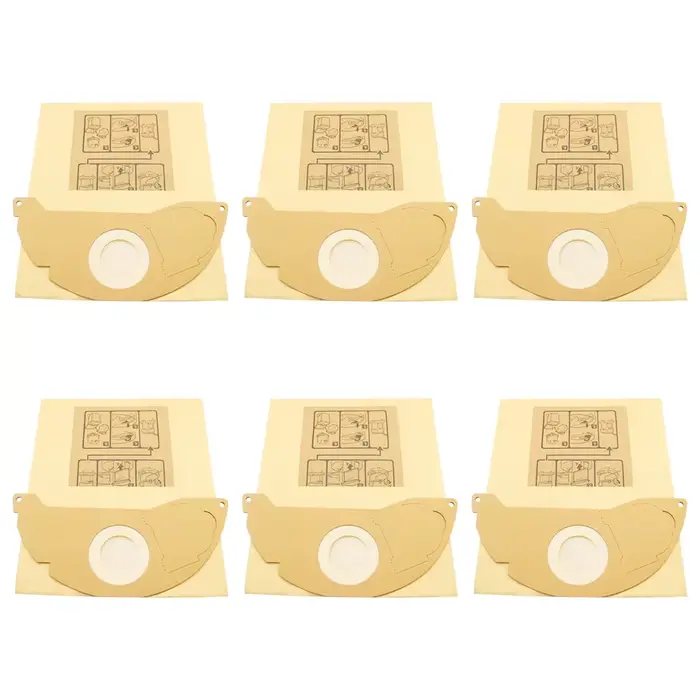 Sacs d'aspirateur de remplacement pour Karcher A2000 2003 2004 2014 2024 2054 2064 2074 S2500 WD2200 2210 2240