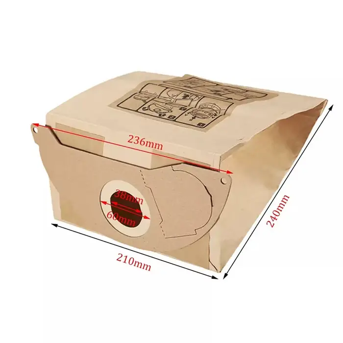 Sacs en papier de remplacement pour aspirateur Karcher