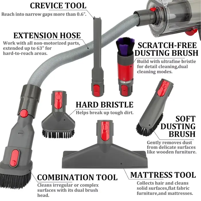 Kit de fixation pour aspirateur Dyson Gen5 V15 V12 V11 V10 V7 V8
