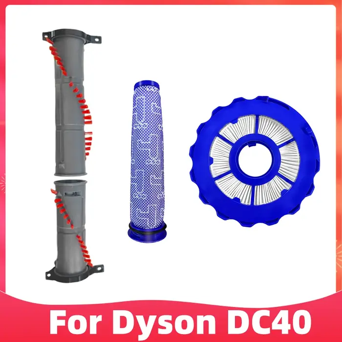 Compatible pour Dyson DC40 Multi Sol Animal Aspirateur DY-924405-01 DY-923587-02 DY-922676-01 Rouleau Brosse Hepa Filtre