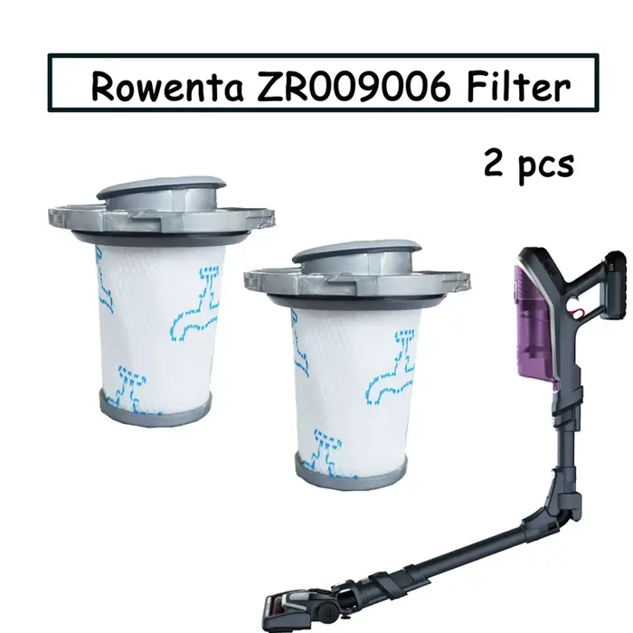 Compatible avec l’aspirateur sans fil Rowenta X-Force Flex 8.60 X-Pert 6.60 Filtre lavable ZR009006 Pièce de rechange