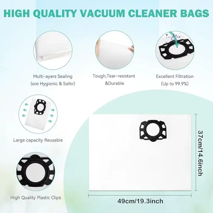 Accessoires de sacs d'aspirateur