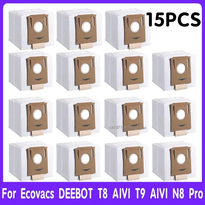 Sac à poussière pour aspirateur ECOVACS Deebot N8/N8 Pro/N8 Pro Plus/N8 PRO CARE OZMO T8/T8 PURE/OZMO T8 + T9/T9 +/T9