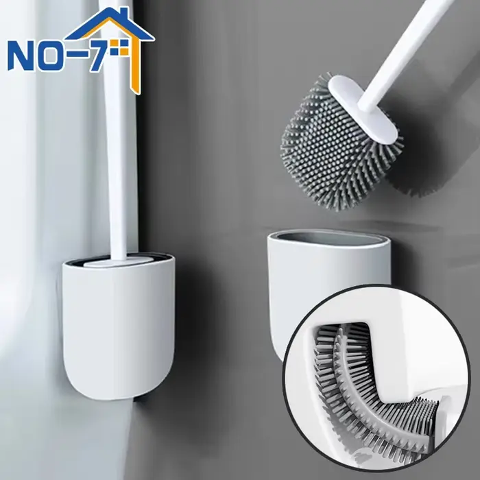 Brosse de toilette en Silicone