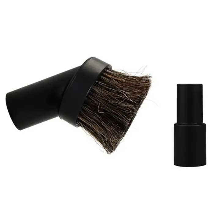 Brosse ronde universelle en crin de cheval Long de 3.6cm, brosse d'aspirateur, fixation de crevasse