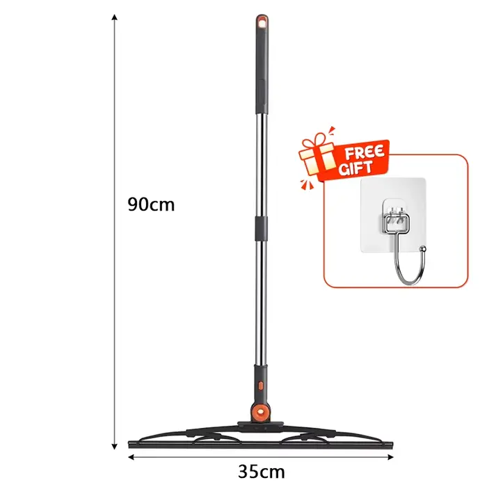 Balai magique rotatif en caoutchouc de 50 Cm, vadrouille en Silicone, balai anti-poussière à main, r