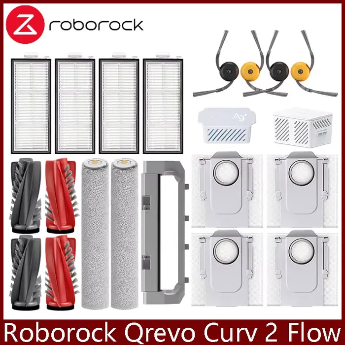 Accessoires pour robot aspirateur Roborock Qrevo Curv 2 Flow/Qrevo