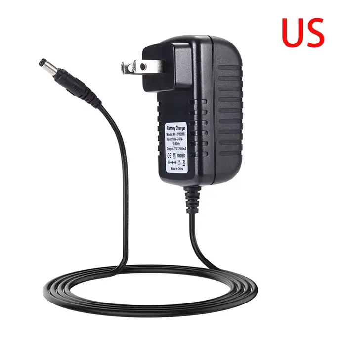 Chargeur adaptateur 22V 500mA 0,5a AC/DC pour aspirateur d'athlète BOSCH, chargeur mural pour maison