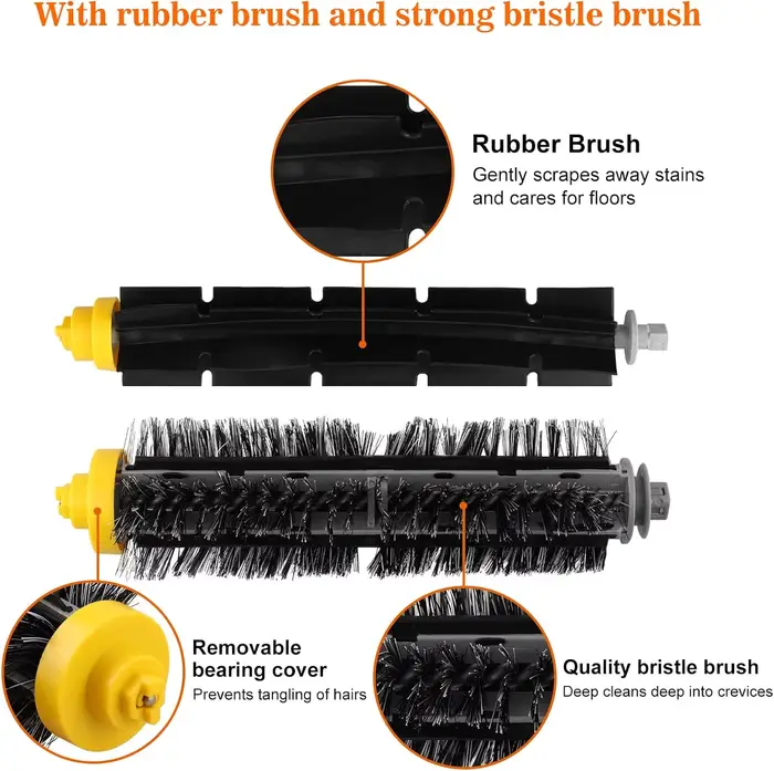 Remplacement pour iRobot Roomba 675 677 692 671 694 691 615 635 676 670 645 690 600 500 série 595 585 accessoires pour aspirateur