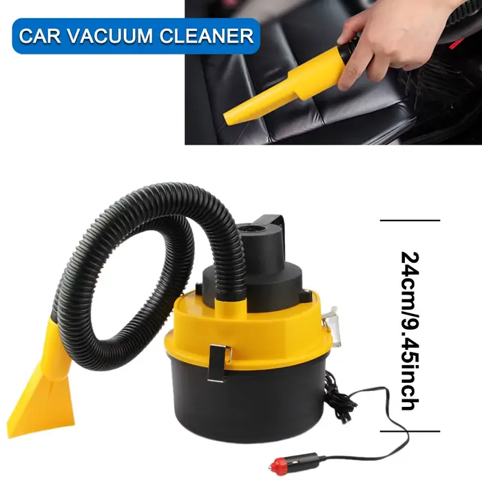 Aspirateur de voiture multifonctionnel sec/humide DC 12V 60W