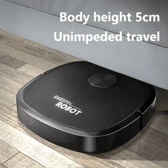 Nouvel aspirateur robot 3-en-1 avec chargement USB, robot de nettoyage domestique entièrement automatique, intégrant balayage, aspiration, nettoyage et stérilisation.