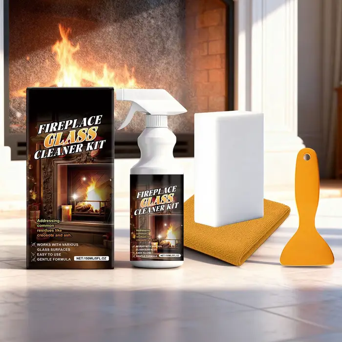 Nettoyant pour vitres de cheminée
