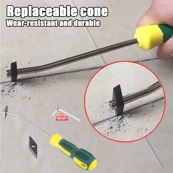 Outil manuel professionnel pour le nettoyage des joints de carrelage en céramique
