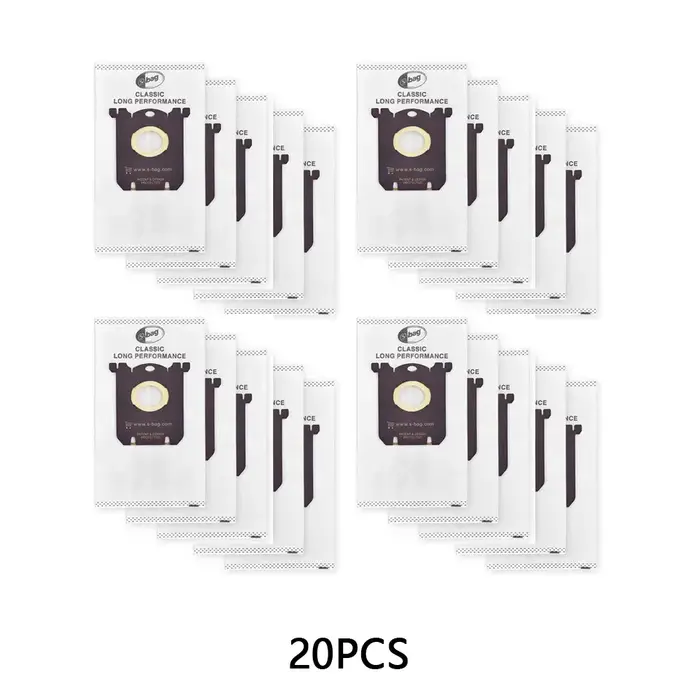 Sac S de remplacement Compatible pour aspirateur électrolux S-Bag Classic EL200F EL8500 EL202G EL6985 EL6988 EL6989 EL4100