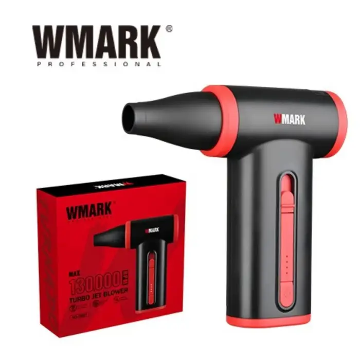 WMARK Aspirateur professionnel 130 000 tr/min, ventilateur turbo sans balais Mini souffleur de pouss