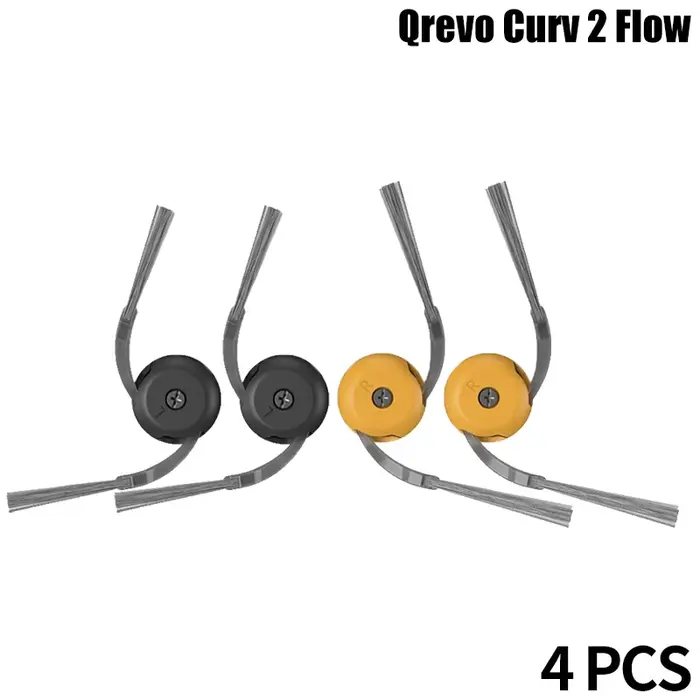 Roborock Qrevo Curv 2 flux Robot aspirateur accessoires sac à poussière brosse latérale principale filtre Hepa vadrouille tissus pièces de rechange