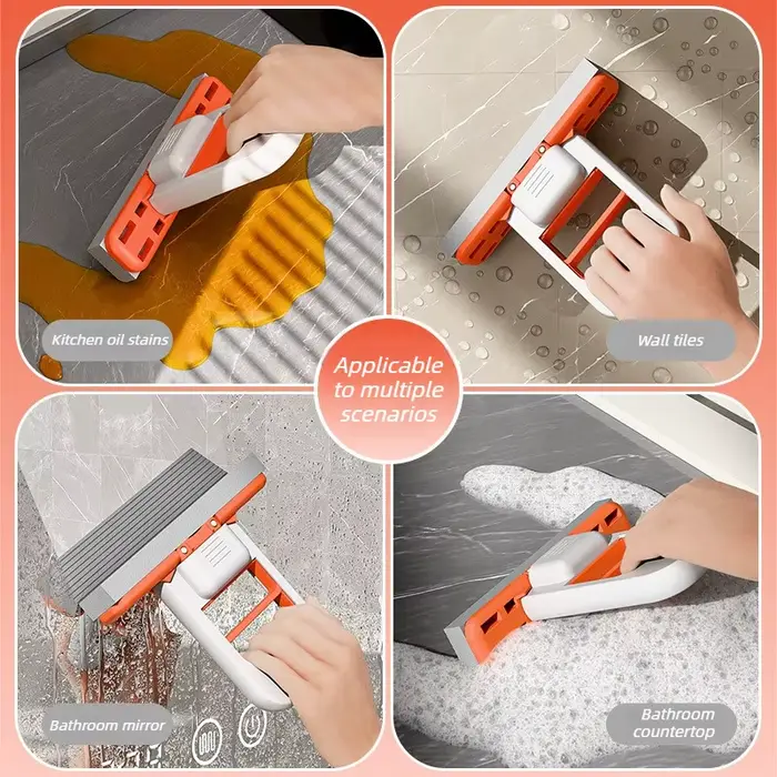 Mini serpillière multifonctionnelle | Serpillère rétractable humide/sèche pour cuisine
