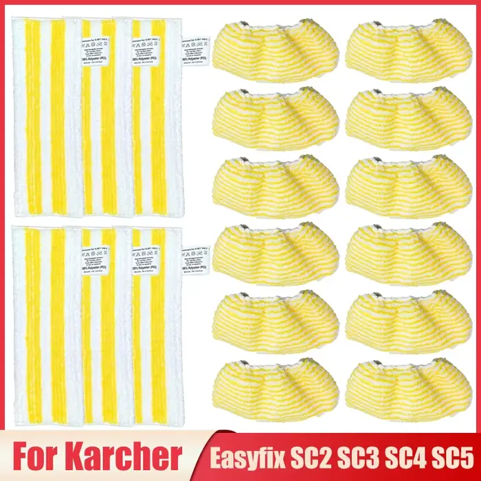 Pièces de chiffons en tissu pour aspirateur Karcher Easyfix SC2 SC3 SC4 SC5