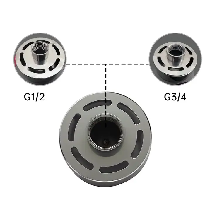 Tête de générateur de vapeur ronde