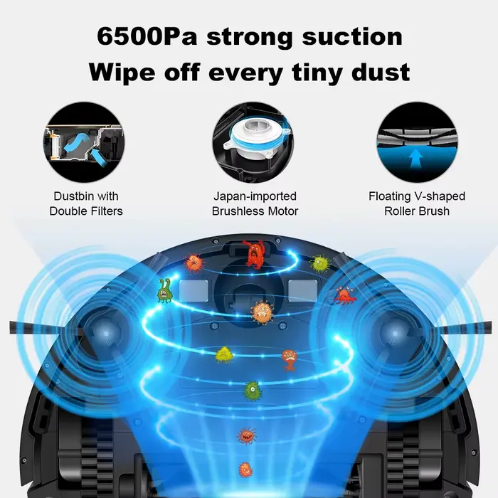 (code promo: AEGG66) Aspirateur robot hybride Liectroux X6