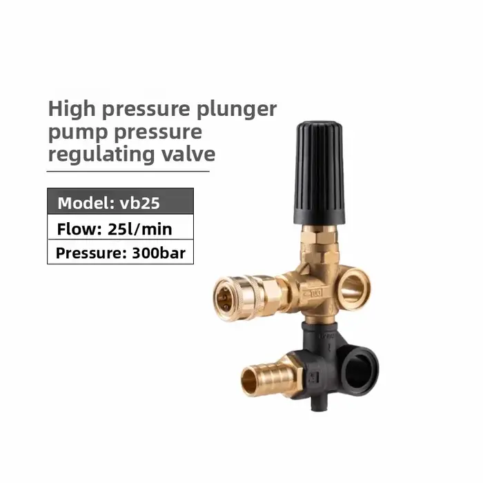 Vanne régulatrice de pression pour pompe de lavage automobile – Type bypass interne haute