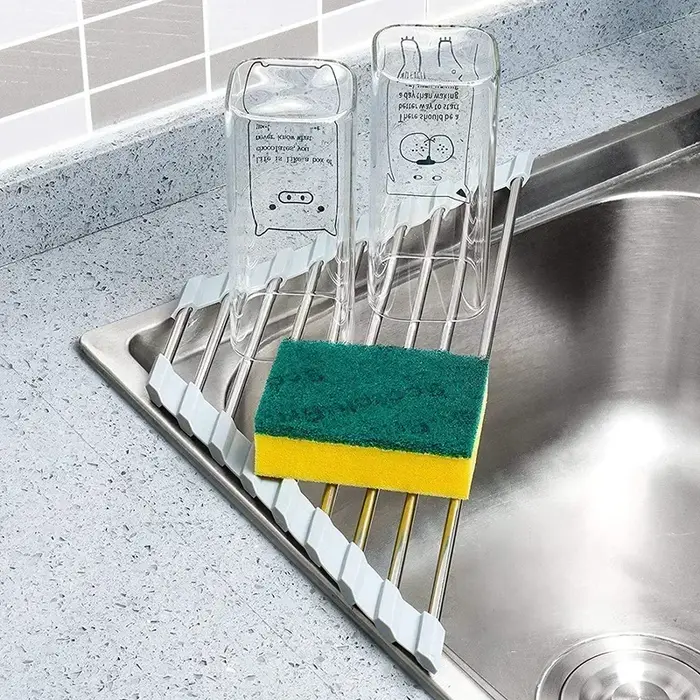 Égouttoir d'évier pliable