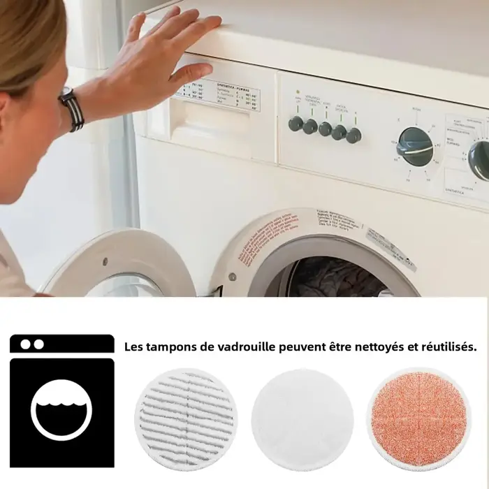Tampons de rechange pour balai rotatif Bissell Spinwave 20399 23157 23159 2039A 2124A 20393 2039T 2039W 20391 20395 2307 2315A