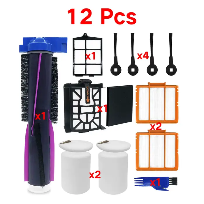 Ensemble d'accessoires compatibles avec l'aspirateur robot Shark PowerDetect 2 en 1, AV2800ZEEUWH RV