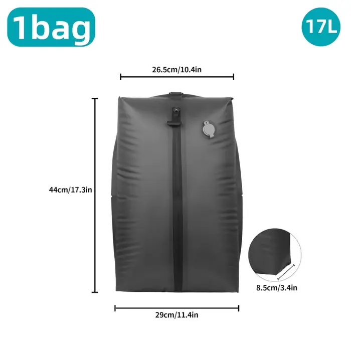 Sacs de compression sous vide 17L avec pompe à air