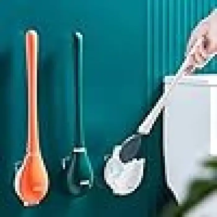 Brosse de toilette jetable murale pour salle de bain