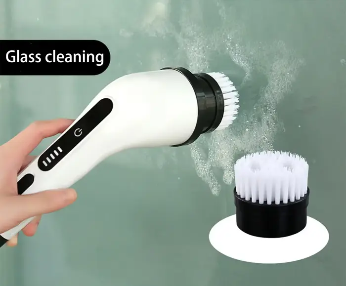 Kit d'accessoires avec 9 têtes de brosse remplaçables