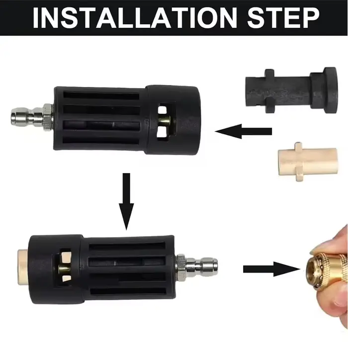 Adaptateur pour nettoyeur haute pression 1/4 Quick Allergic