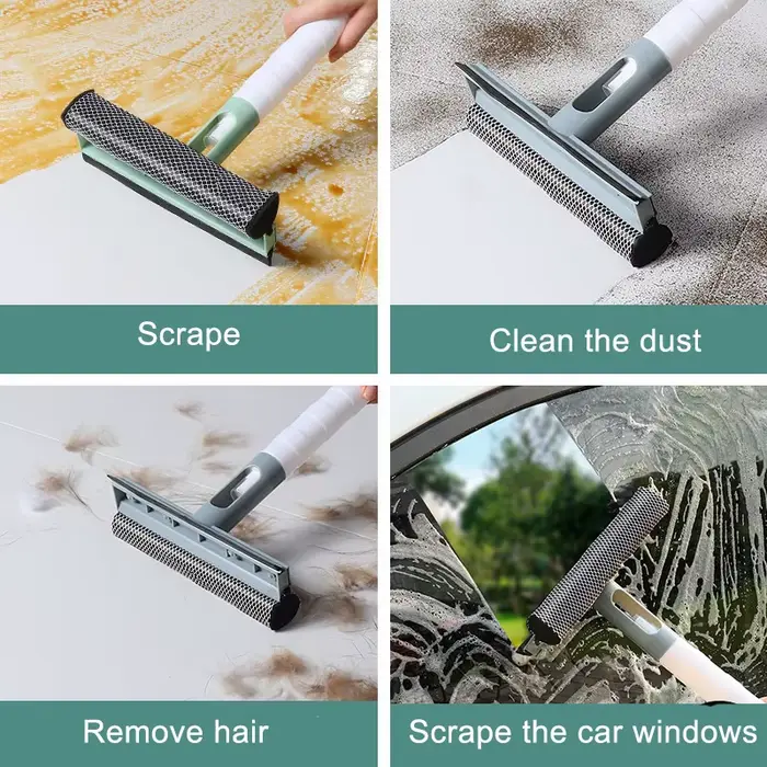 Brosse de nettoyage de vitres 3 en 1