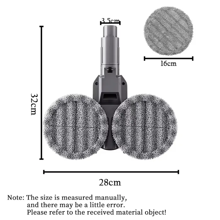 Pour Dyson V6 V7 V8 V10 V11 V15 aspirateur vadrouille fixation avec réservoir d'eau amovible électrique tête de