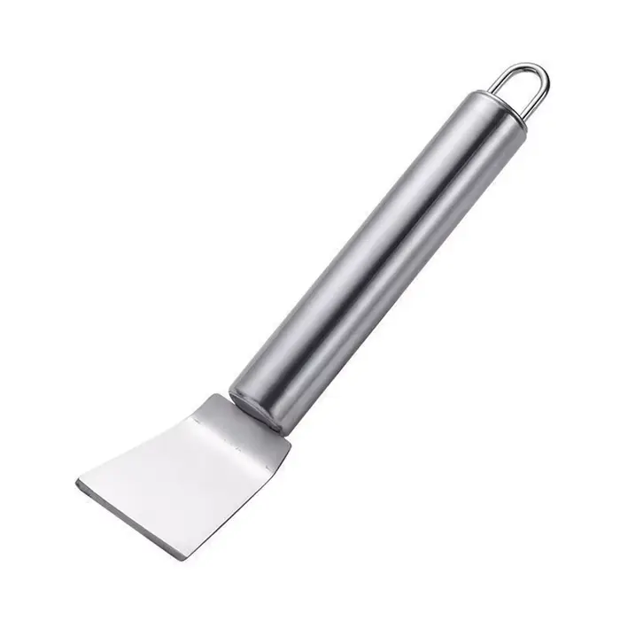 Grattoir de nettoyage de cuisine en acier, grattoir de nettoyage multifonctionnel, pour enlever les 