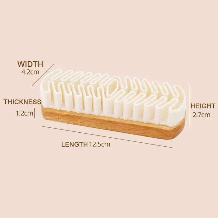 Brosse de nettoyage de détail de pièces intérieures de voiture, en daim Alcantara, tissus en peau de