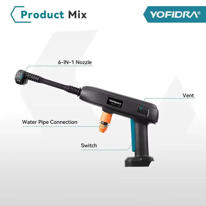 Yofidra – nettoyeur haute pression 6 en 1