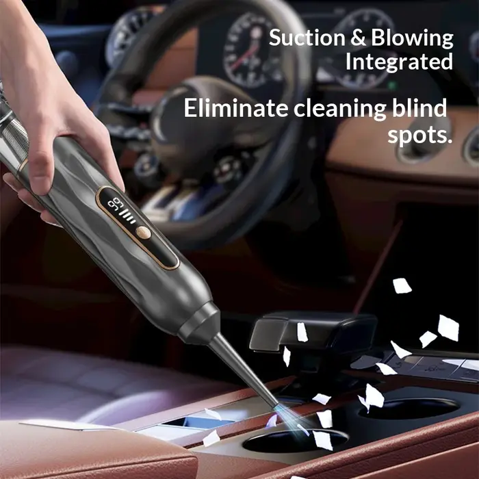 Mini aspirateur de voiture portable sans fil, haute aspiration/souffleur/pompe, appareil de nettoyage domestique