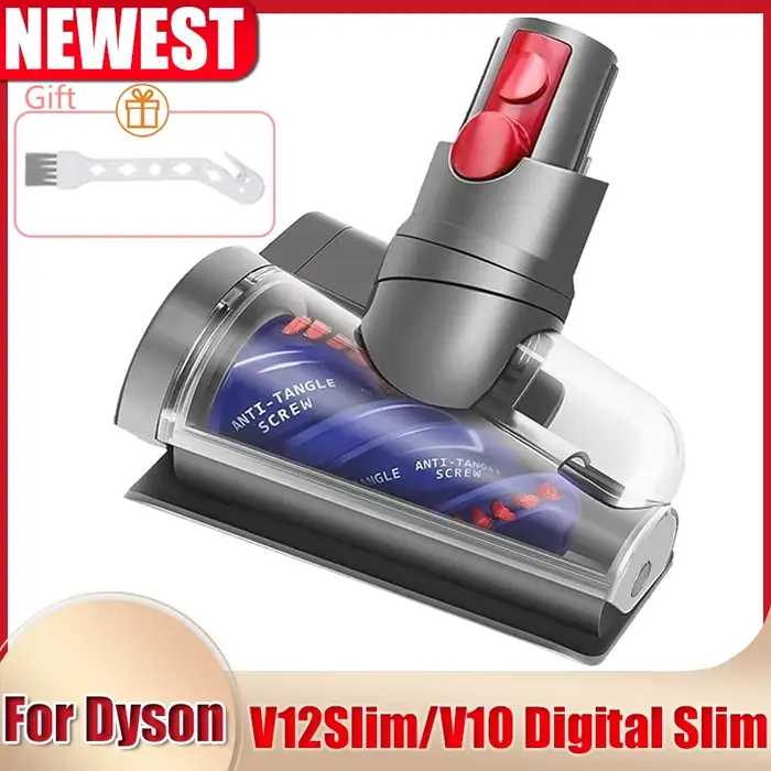 Tête de brosse Anti-emmêlement pour aspirateur numérique Dyson V12 Detect Slim/V10