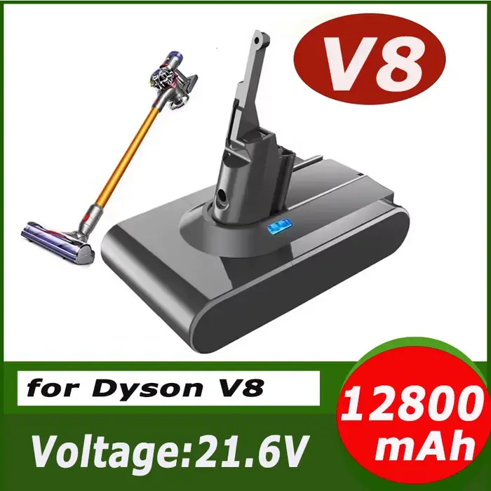 100% nouveau pour Dyson V8 21.6V 12800mAh batterie de remplacement