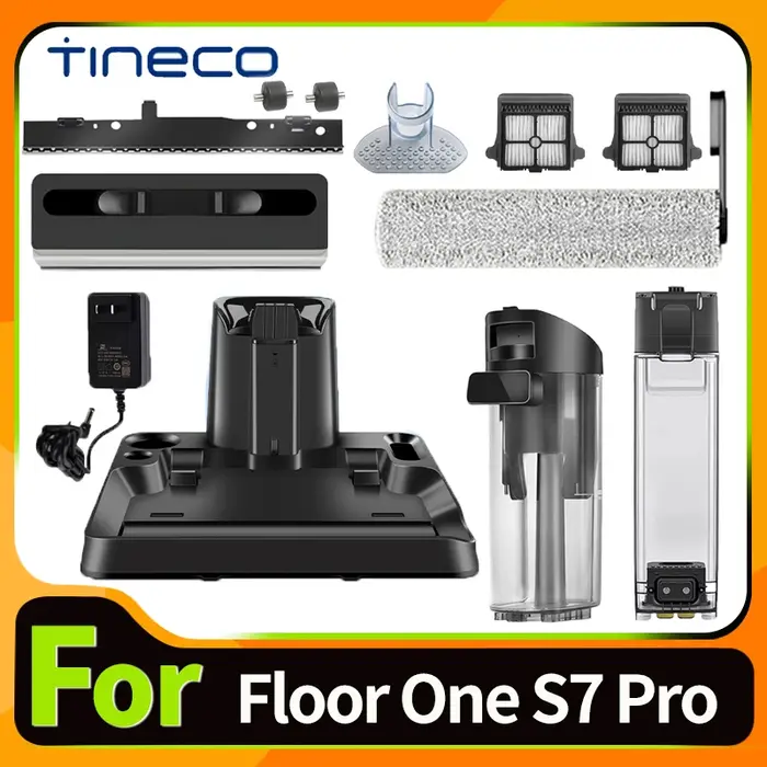 Tineco Floor ONE S7 Pro accessoires pour aspirateur sec et humide sans fil rouleau de brosse et réservoir de filtre HEPA pièces de rechange