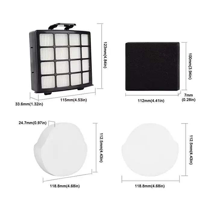 Jeu de filtres pour aspirateur vertical Shark NZ850 NZ860 AZ912 AZ913