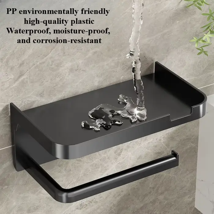 Porte-papier hygiénique facile à installer