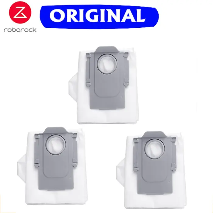 Sacs à poussière jetables pour aspirateur Roborock S8 MaxV Ultra/Qrevo Curv/Edge/Qrevo Series/Saros 10R/Saros 10
