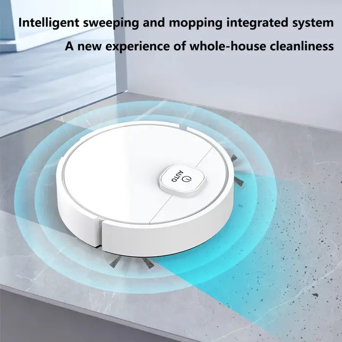 Robot de balayage intelligent 3 en 1, nettoyeur domestique, Rechargeable, entièrement automatique, aspiration 60000Pa, poils d'animaux
