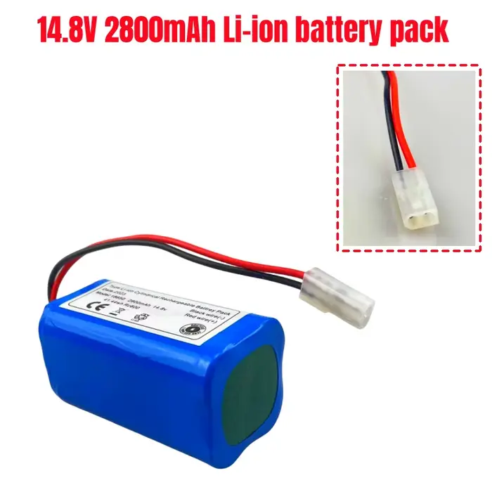 Batterie 14.4V-14.8V 4800mAh 4S1P RS-RT900866 CMICR18650F5 pour aspirateur Robot Rowenta Tefal Explorer série 20 40